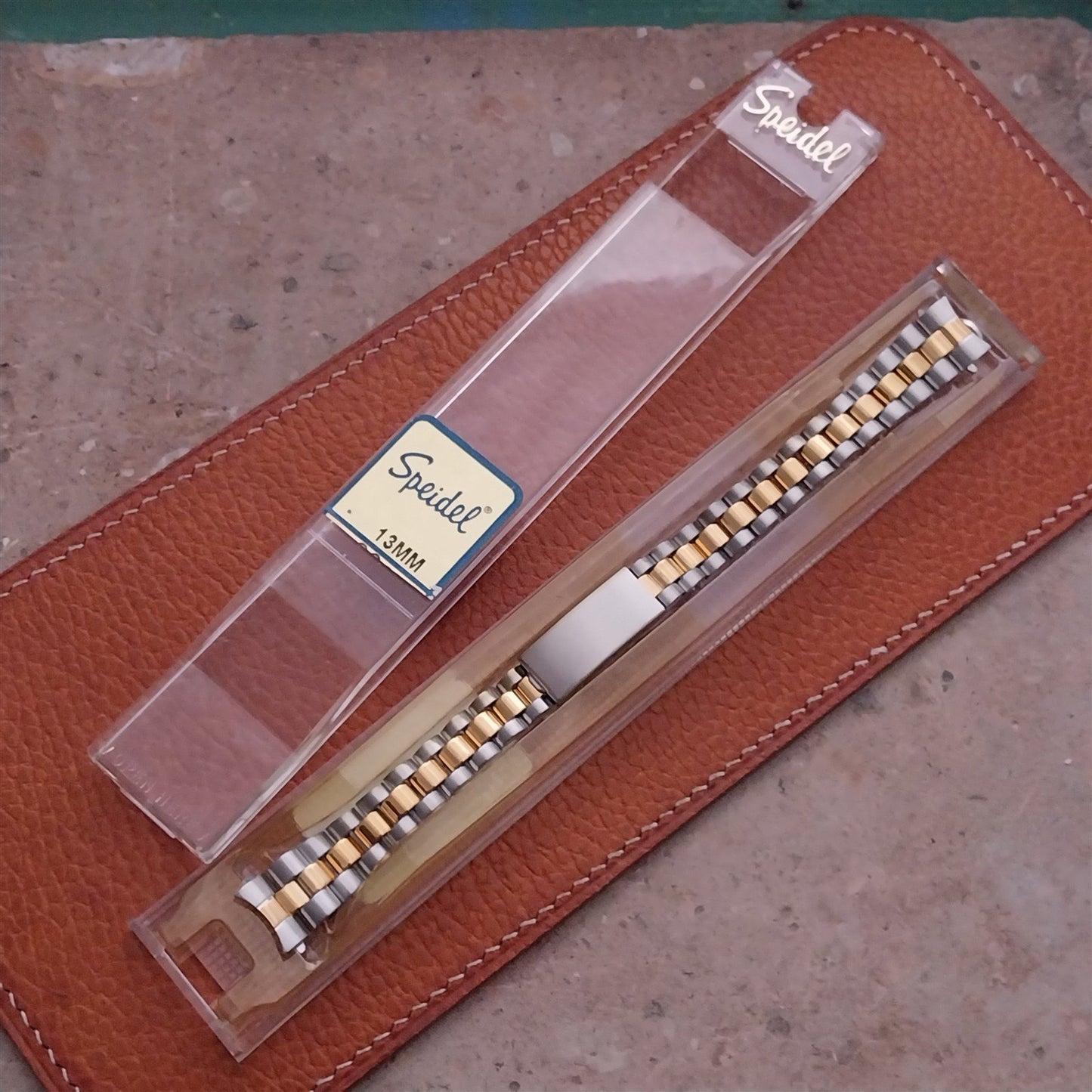 13mm Speidel Stainless & Gold-Tone President Ladies Vintage Watch Band