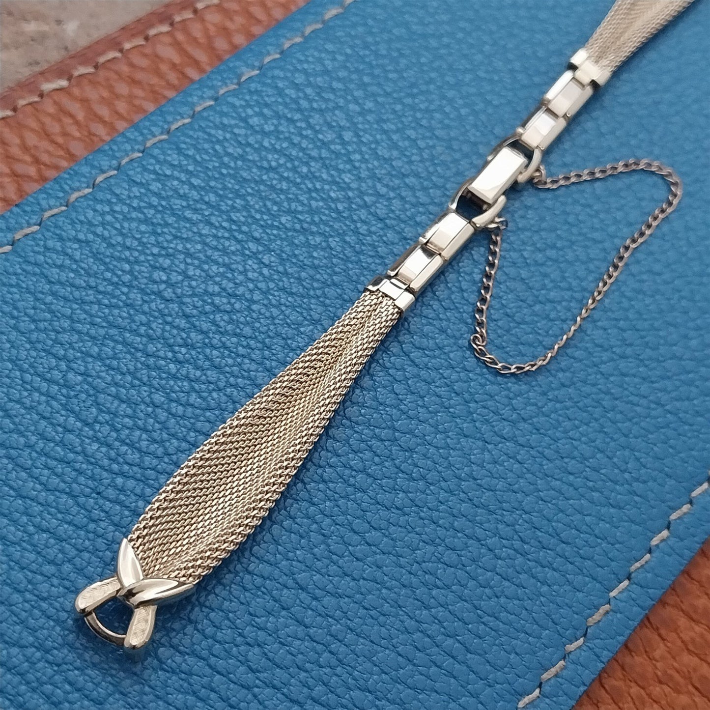 Gold-Filled Mesh Ladies Speidel NOS 1950s Vintage Cocktail Watch Band