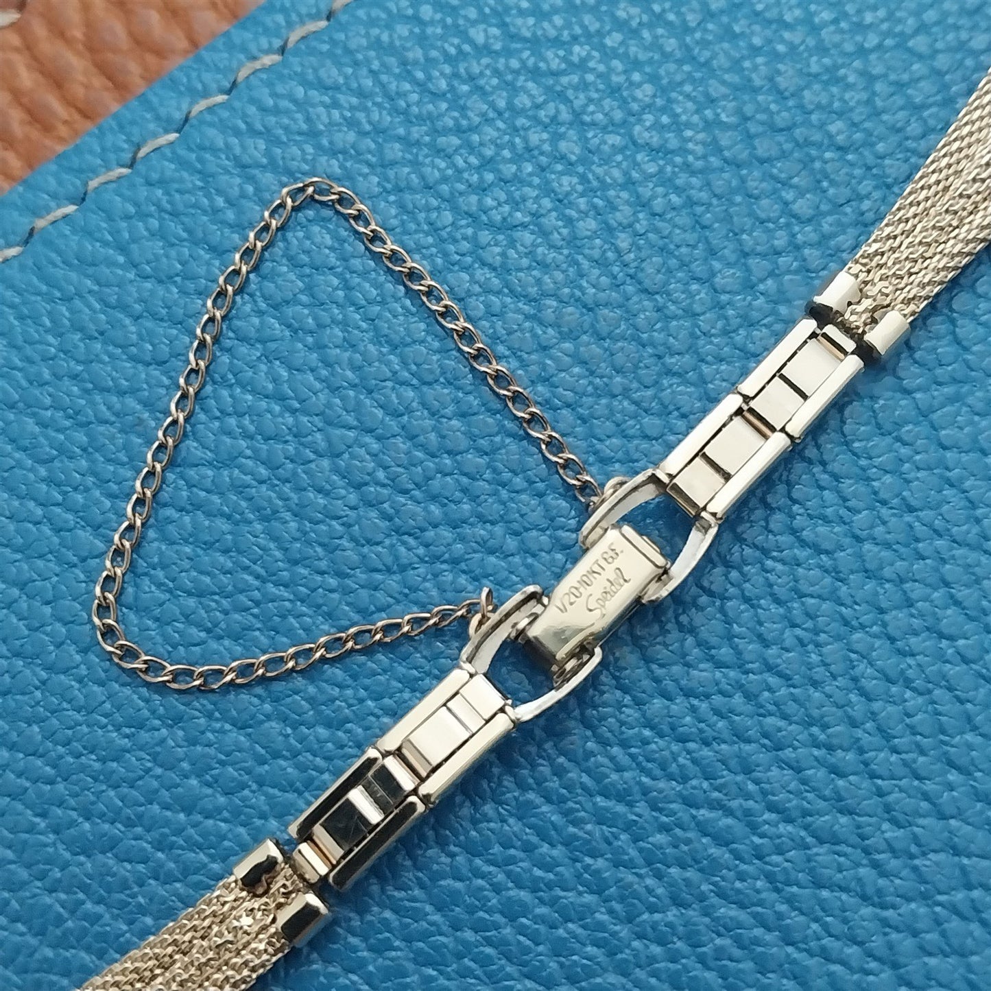 Gold-Filled Mesh Ladies Speidel NOS 1950s Vintage Cocktail Watch Band