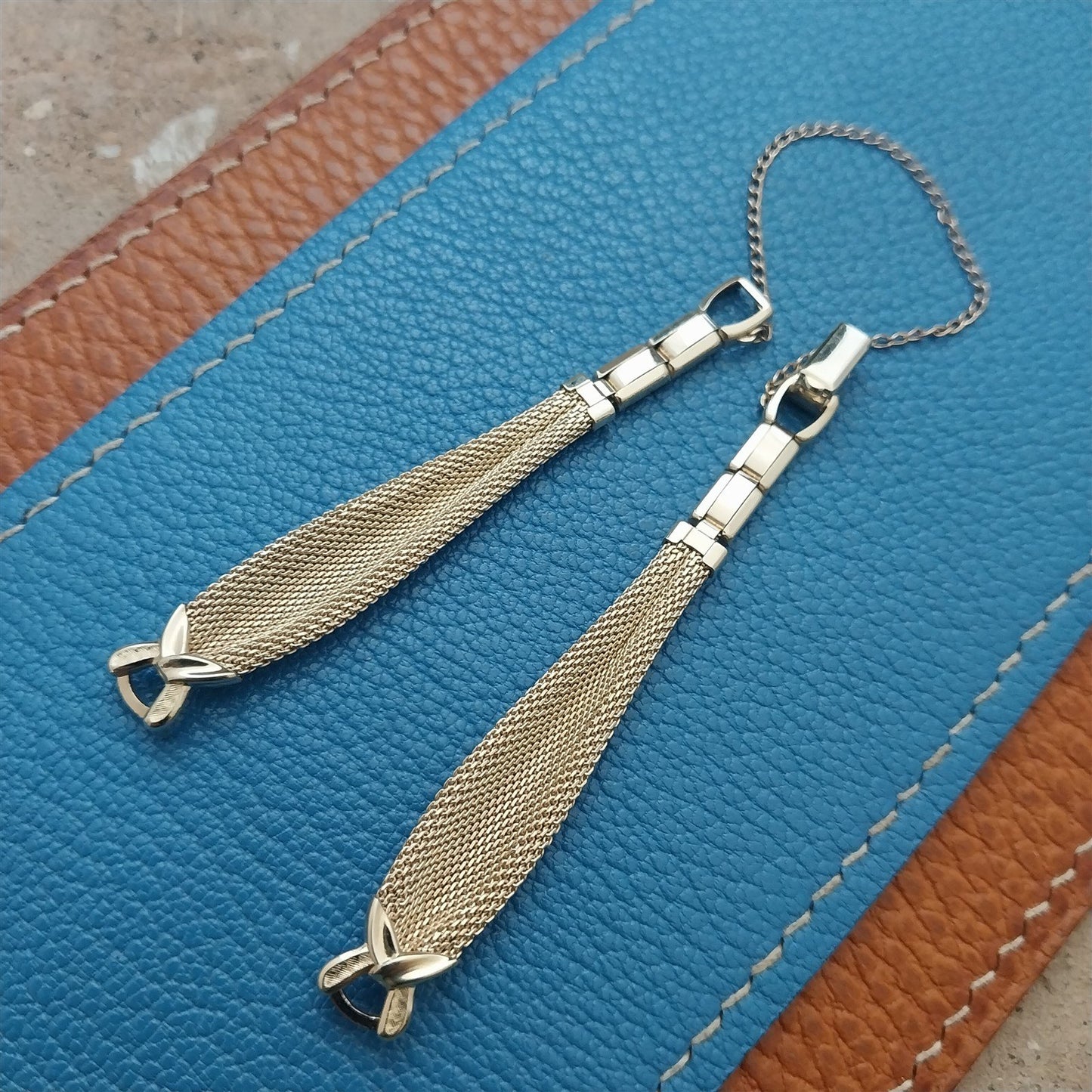 Gold-Filled Mesh Ladies Speidel NOS 1950s Vintage Cocktail Watch Band
