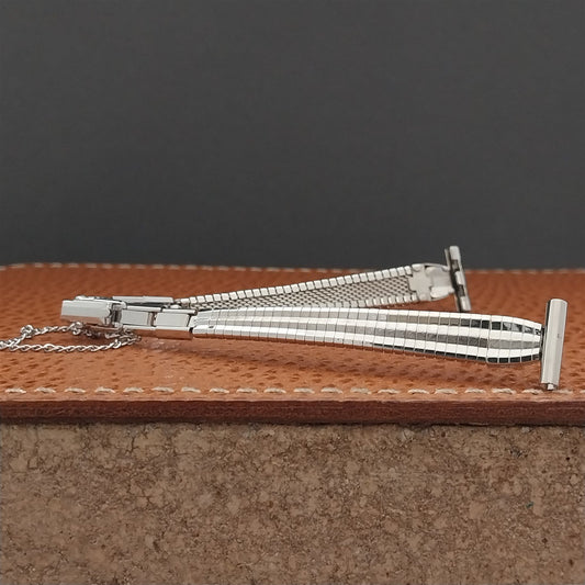 Vintage Ladies White Gold RGP Bear 1/2" Vintage Cocktail Watch Band