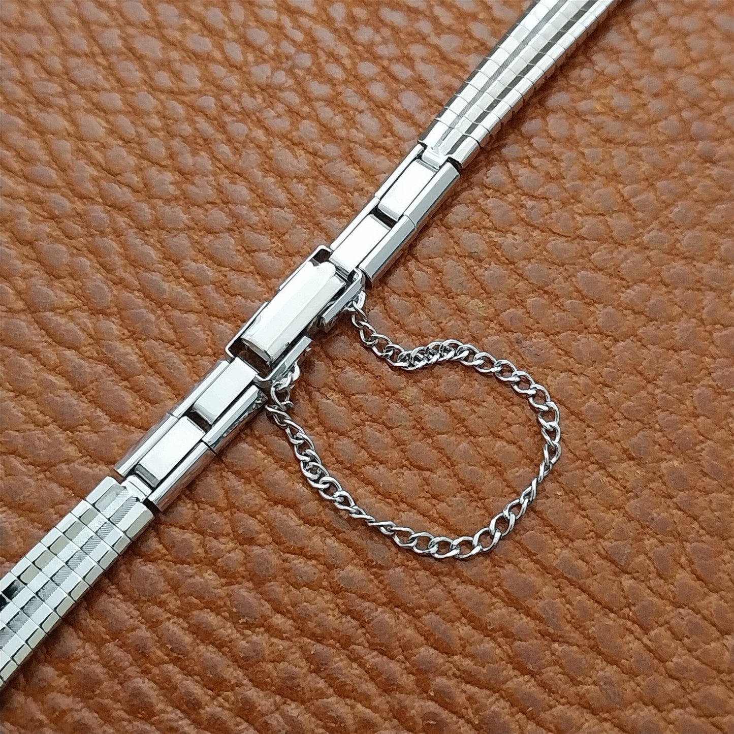 Vintage Ladies White Gold RGP Bear 1/2" Vintage Cocktail Watch Band