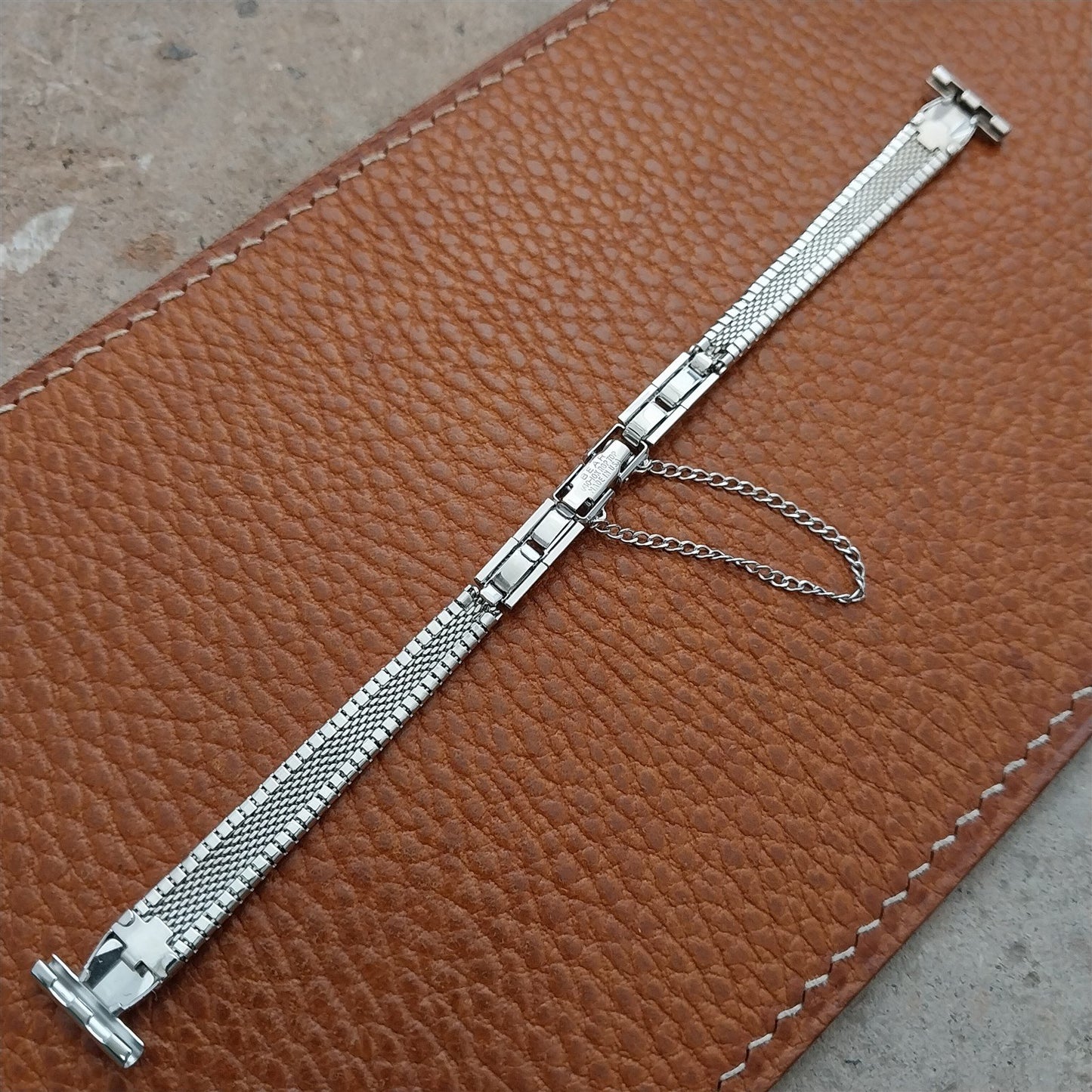 Vintage Ladies White Gold RGP Bear 1/2" Vintage Cocktail Watch Band
