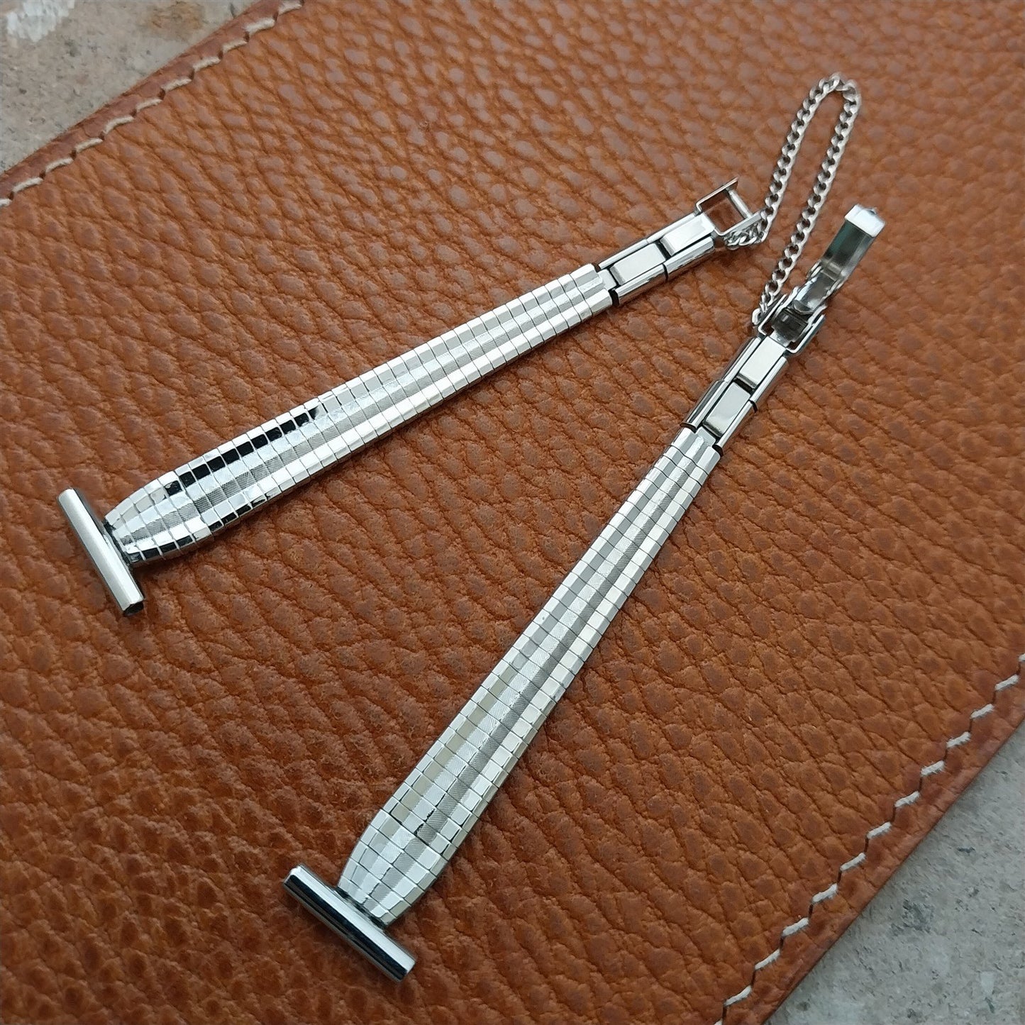 Vintage Ladies White Gold RGP Bear 1/2" Vintage Cocktail Watch Band