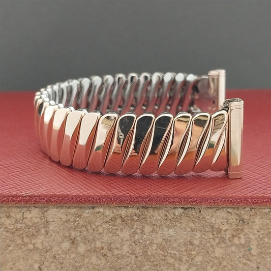 1950s Bellavance Rose Gold-Fill Stretch NOS Unused Vintage Watch Band