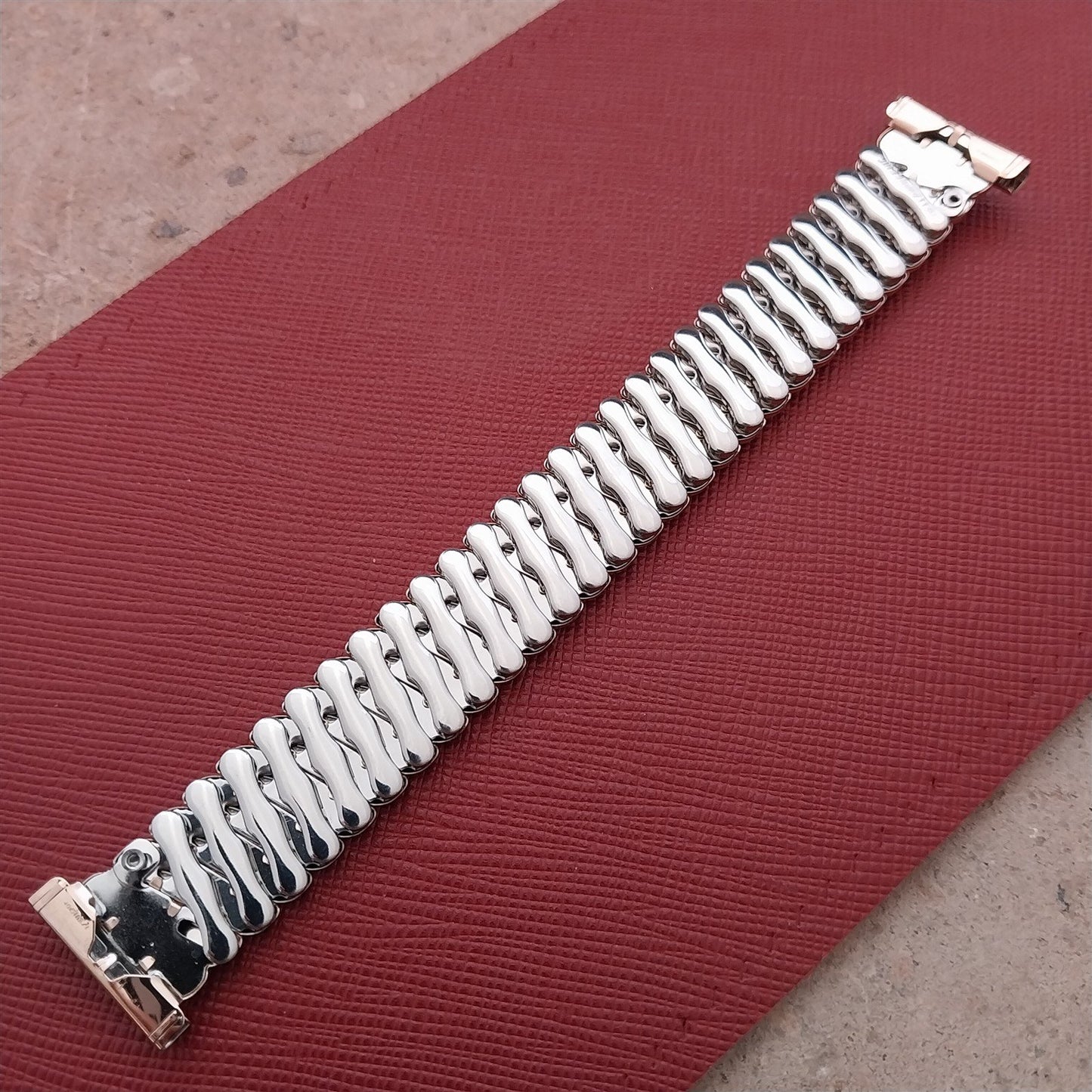 1950s Bellavance Rose Gold-Fill Stretch NOS Unused Vintage Watch Band