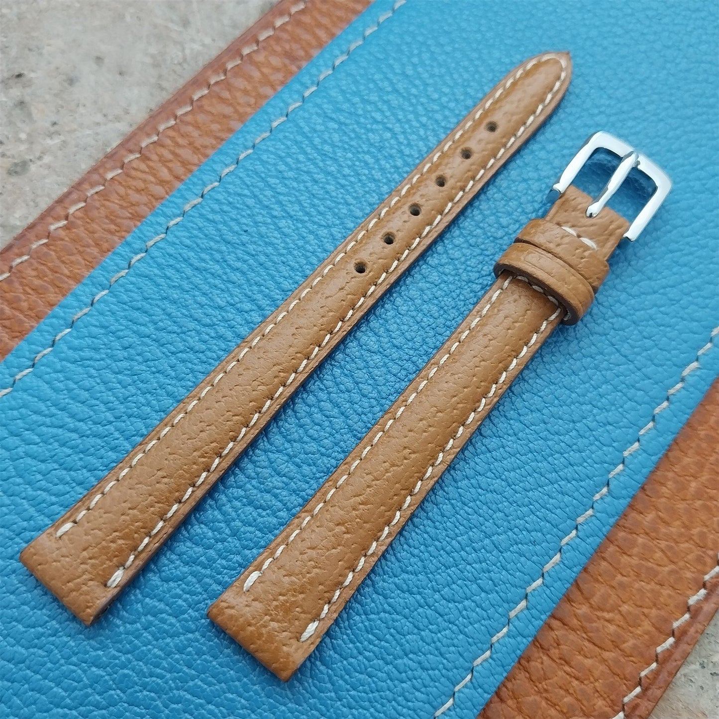 12mm Fleurus France Pigskin Slim Tapered 12/10 Ladies Watch Strap