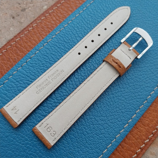 14mm Fleurus France Pigskin Slim Tapered 14/12 Ladies Watch Strap