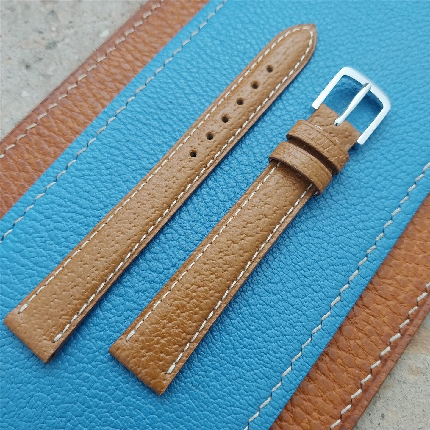 14mm Fleurus France Pigskin Slim Tapered 14/12 Ladies Watch Strap
