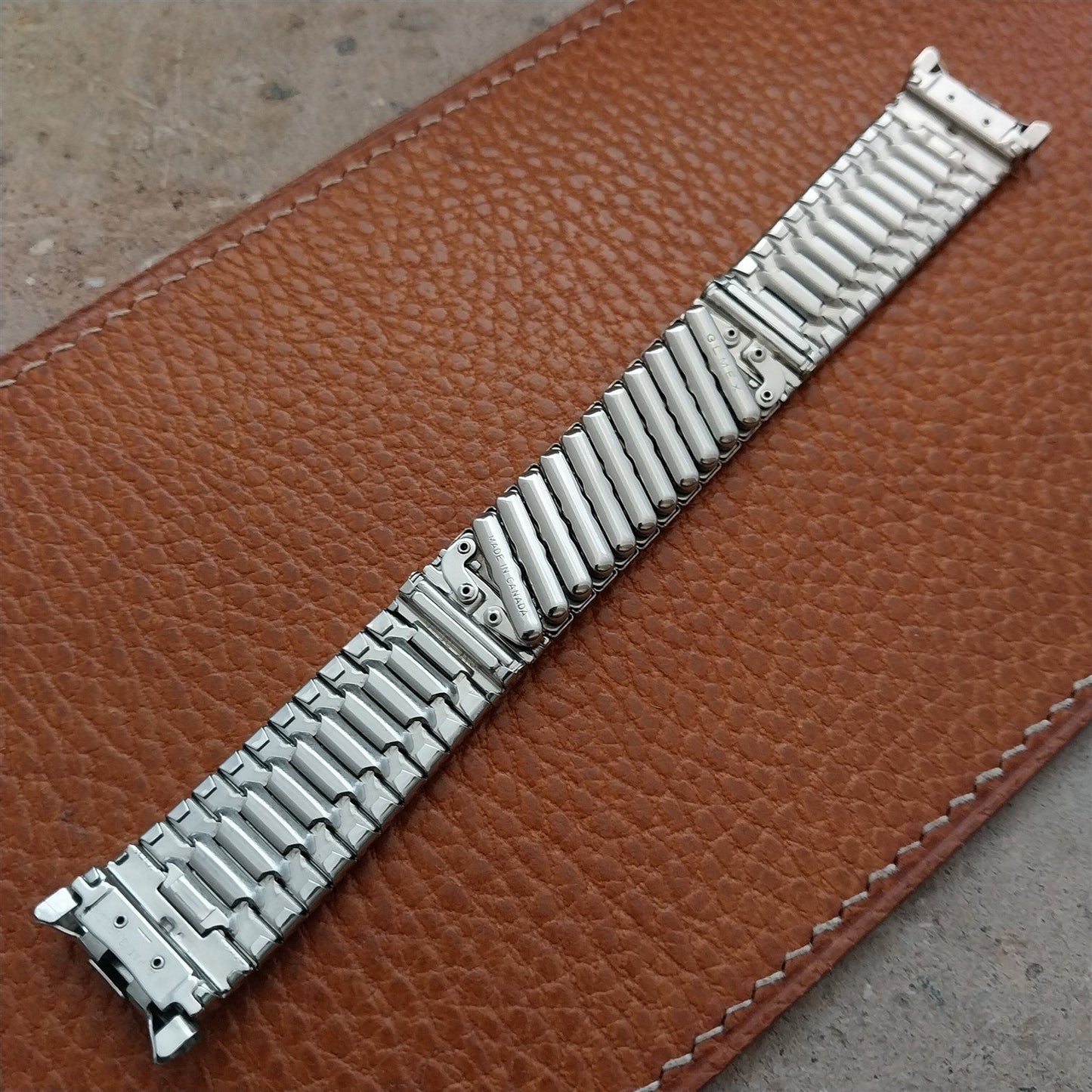 19mm 18mm 17mm Stainless Steel 1960s JB Champion Vintage Watch Band