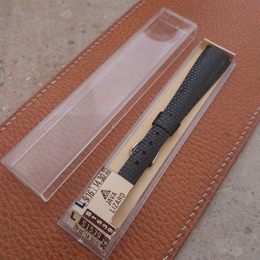 Womens Long JB Champion Java Lizard 14mm nos 1970s Vintage Watch Strap
