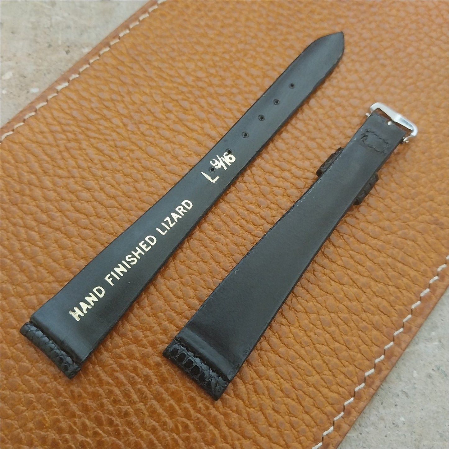 Womens Long JB Champion Java Lizard 14mm nos 1970s Vintage Watch Strap