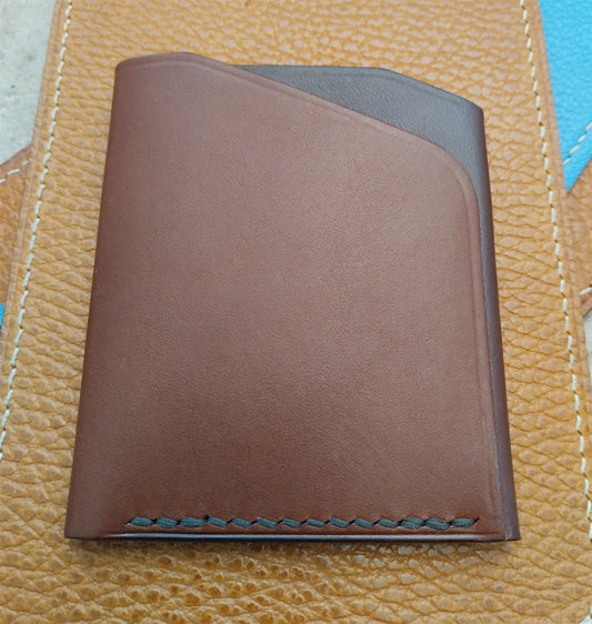 Minimal Leather Card Wallet Handmade in New Mexico
