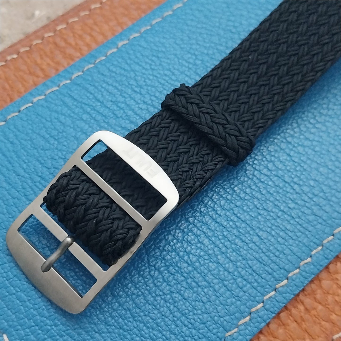 20mm Eulit Atlantic Braided Perlon Single Pass Field Watch Strap