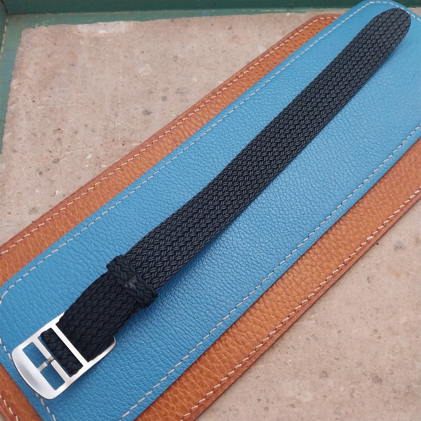 20mm Eulit Atlantic Braided Perlon Single Pass Field Watch Strap