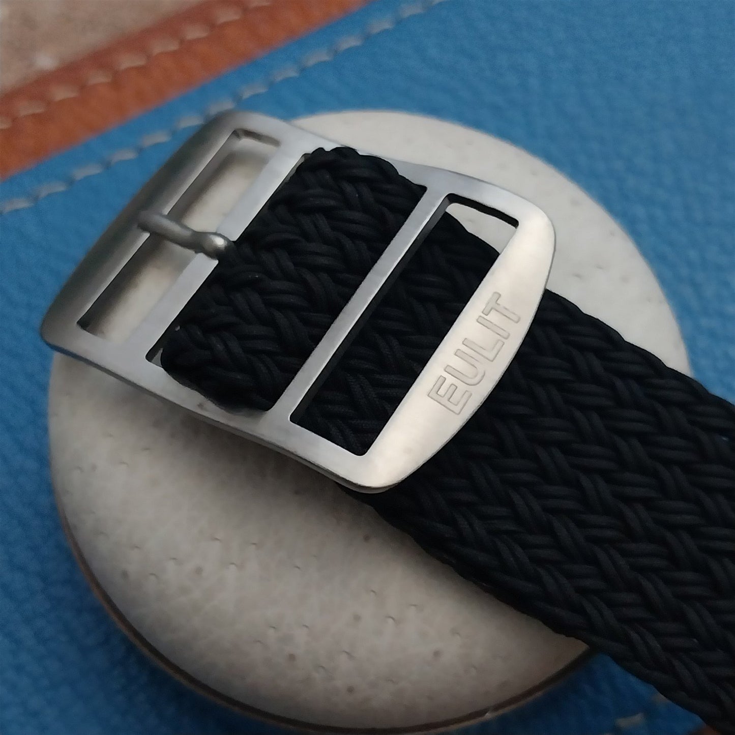 20mm Eulit Atlantic Braided Perlon Single Pass Field Watch Strap