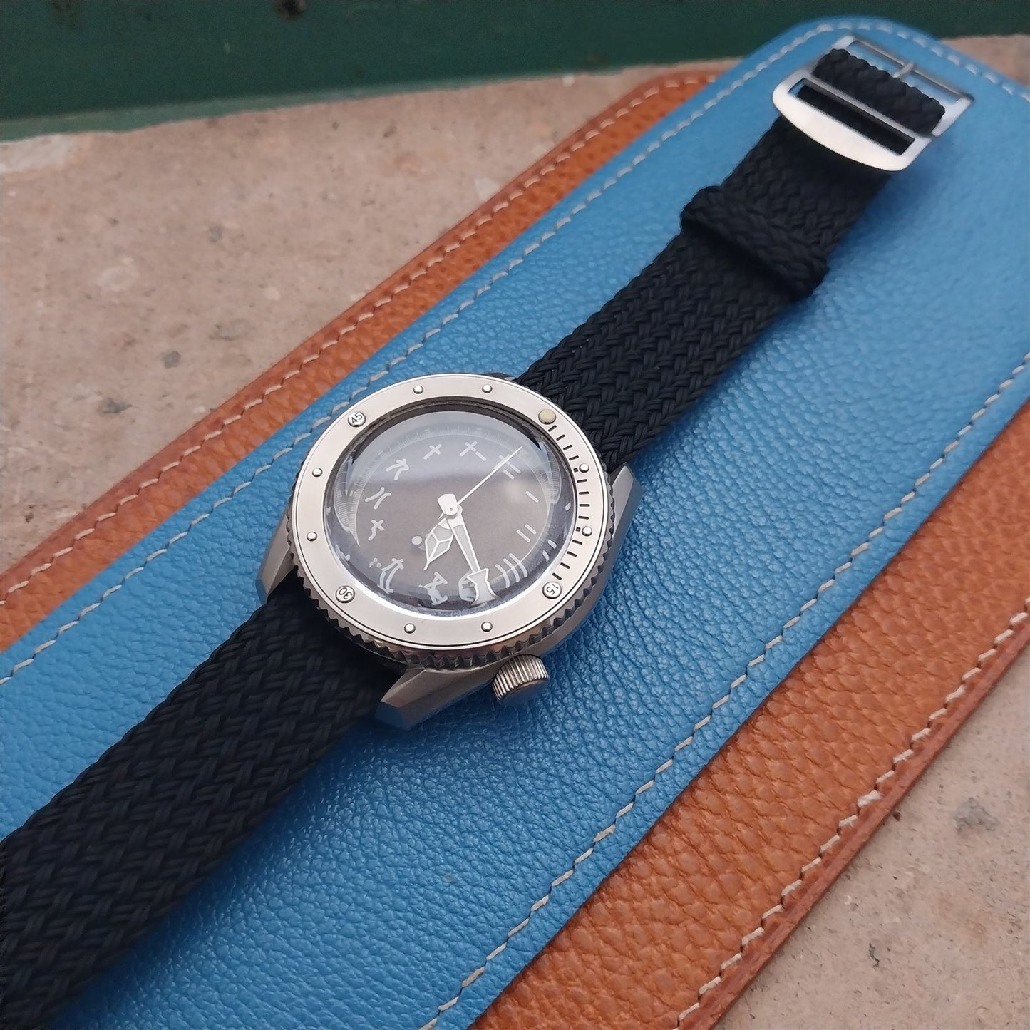 20mm Eulit Atlantic Braided Perlon Single Pass Field Watch Strap