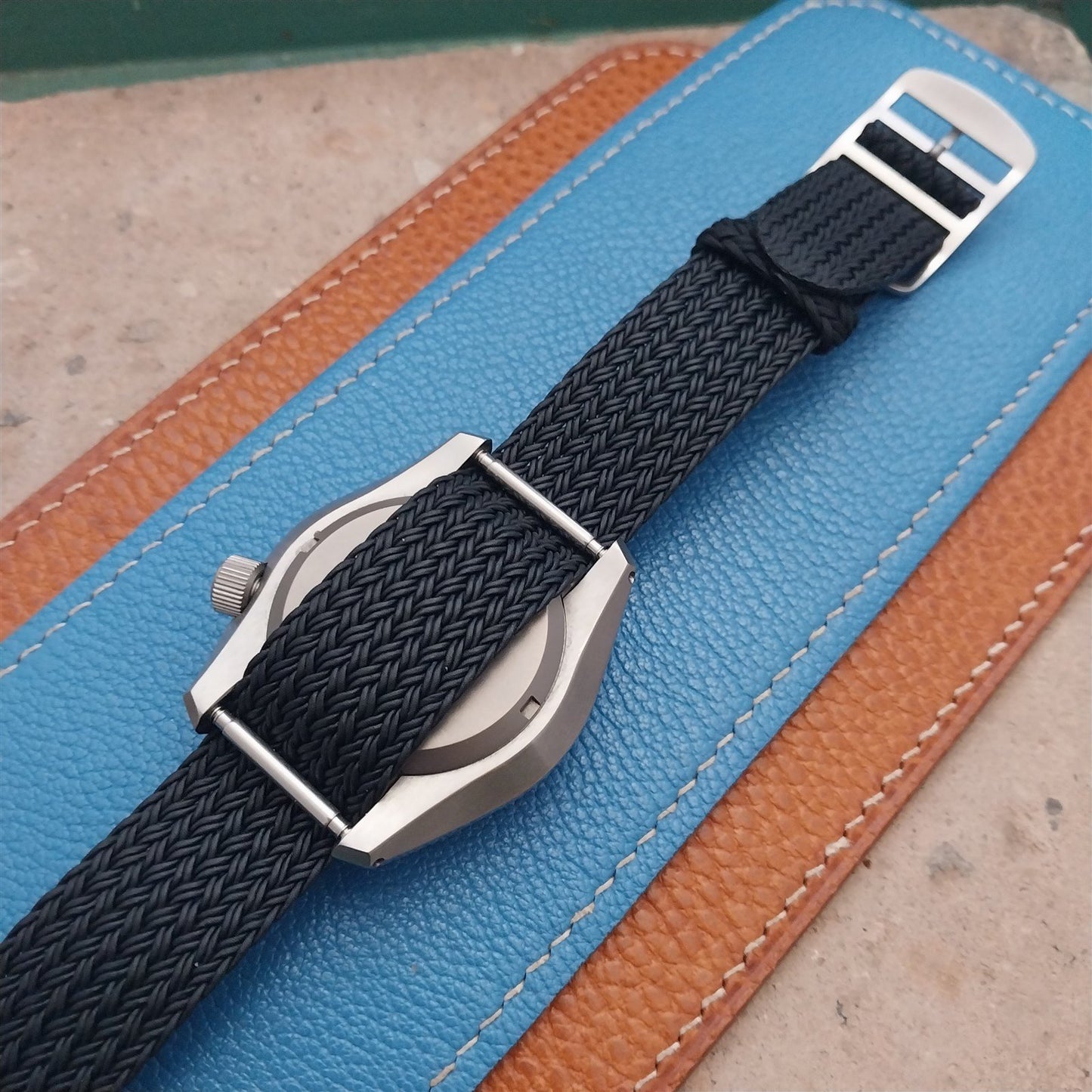 20mm Eulit Atlantic Braided Perlon Single Pass Field Watch Strap