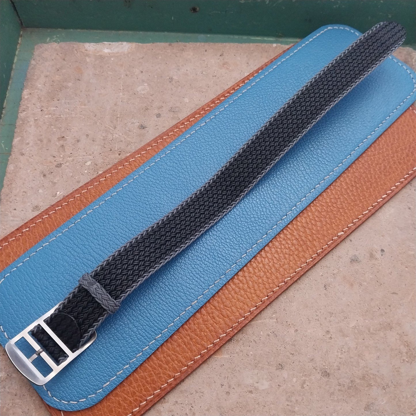 20mm Eulit Atlantic Braided Perlon Single Pass Field Watch Strap
