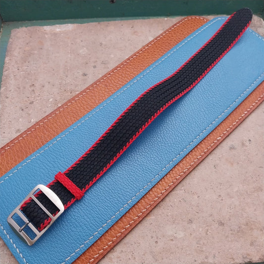 20mm Eulit Atlantic Braided Perlon Single Pass Field Watch Strap