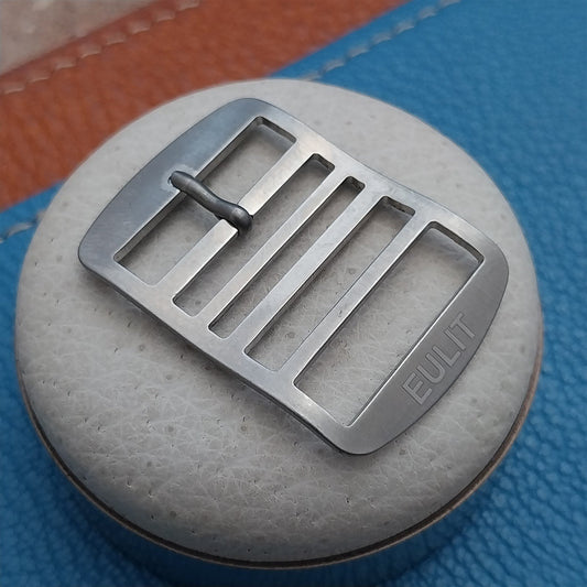 20mm Eulit Stainless Steel Buckle for Single-Pass Watch Straps
