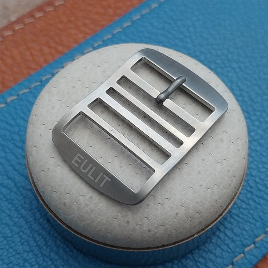 20mm Eulit Stainless Steel Buckle for Single-Pass Watch Straps