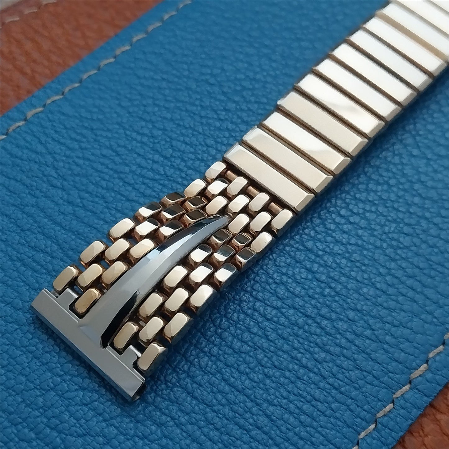 Gemex MCM Gold Filled & Stainless Steel Unused Vintage Watch Band