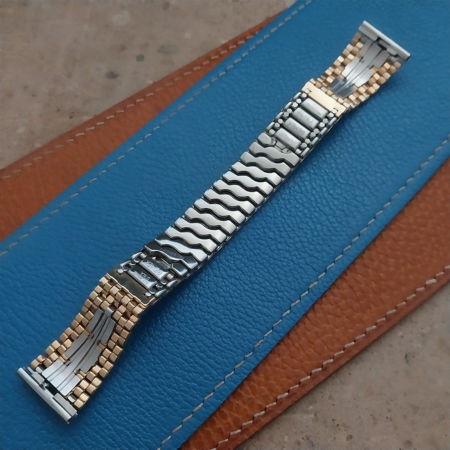 Gemex MCM Gold Filled & Stainless Steel Unused Vintage Watch Band
