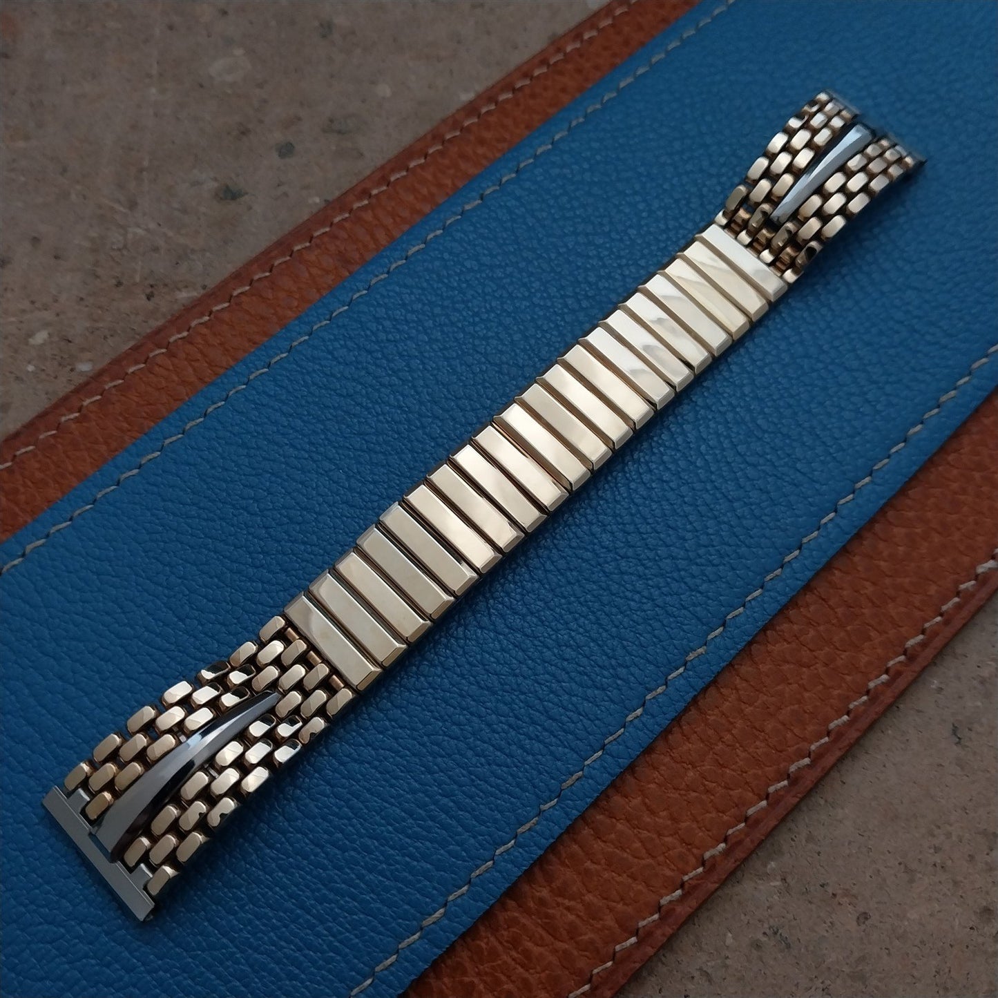 Gemex MCM Gold Filled & Stainless Steel Unused Vintage Watch Band