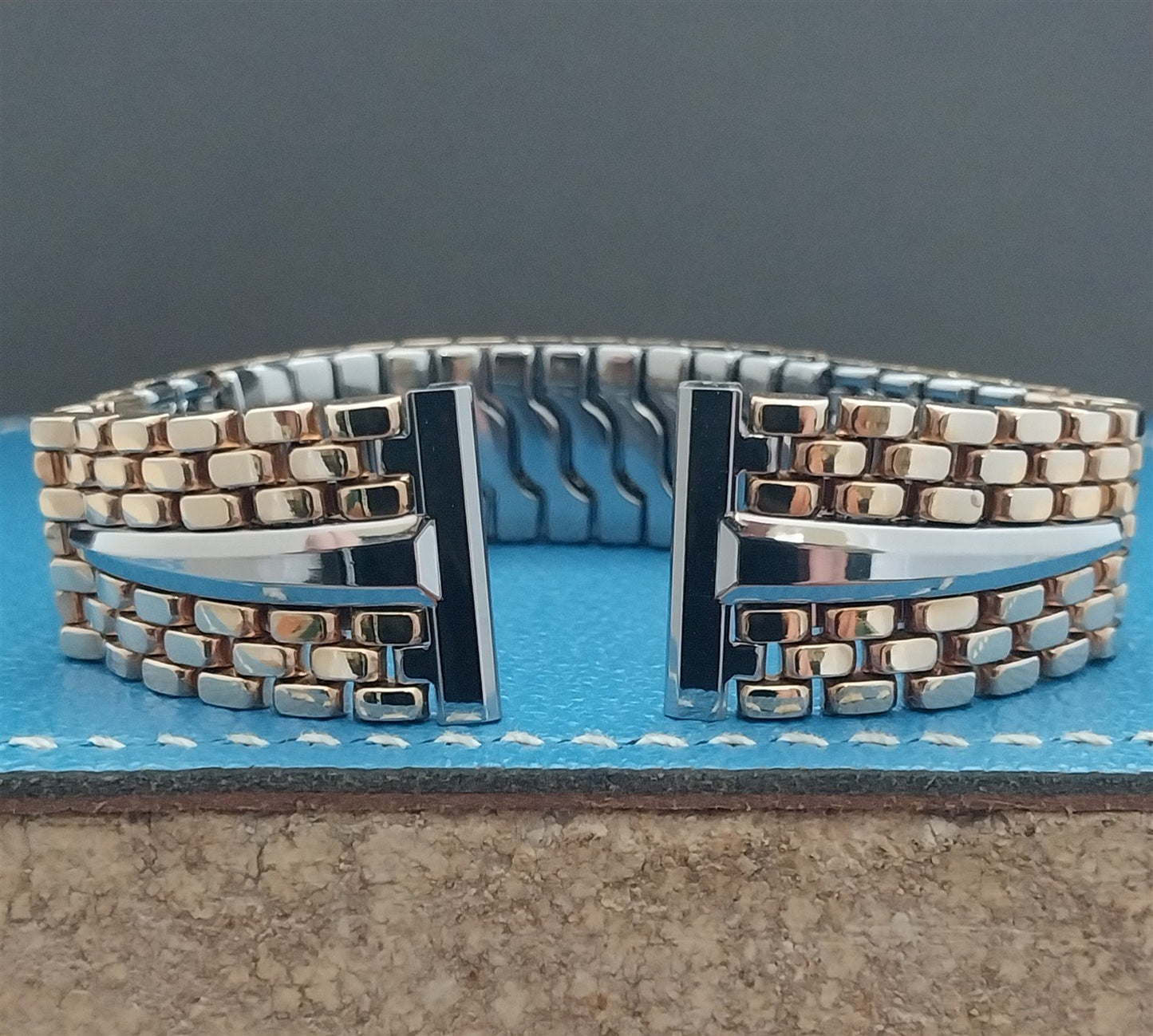 Gemex MCM Gold Filled & Stainless Steel Unused Vintage Watch Band