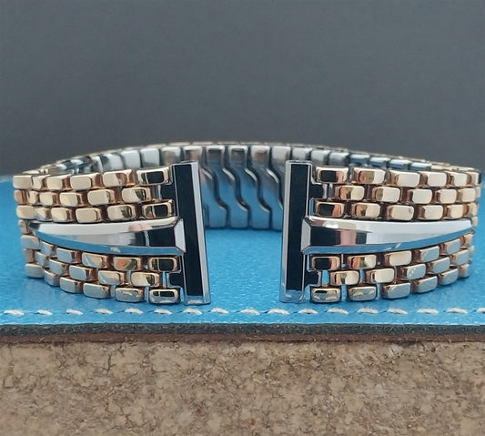 Gemex MCM Gold Filled & Stainless Steel Unused Vintage Watch Band