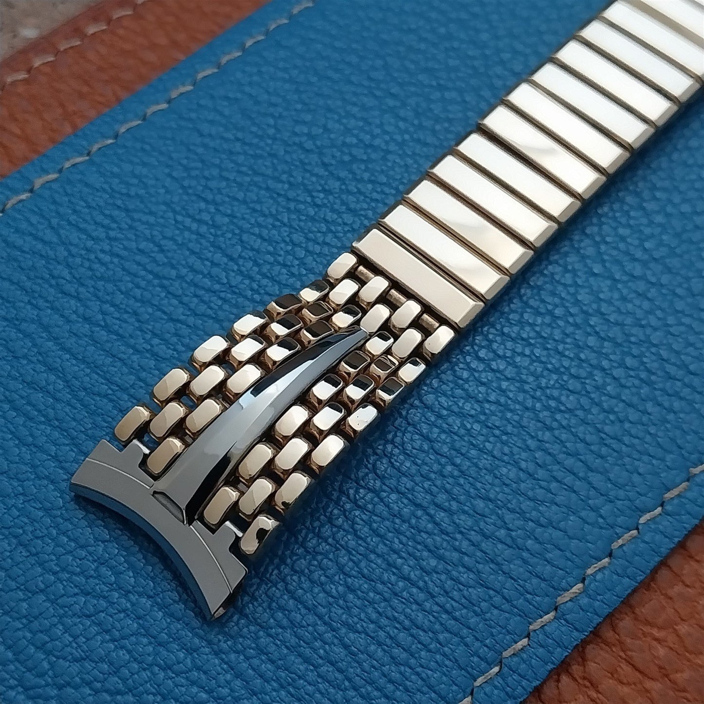 Gemex MCM Gold Filled & Stainless Steel Unused Vintage Watch Band