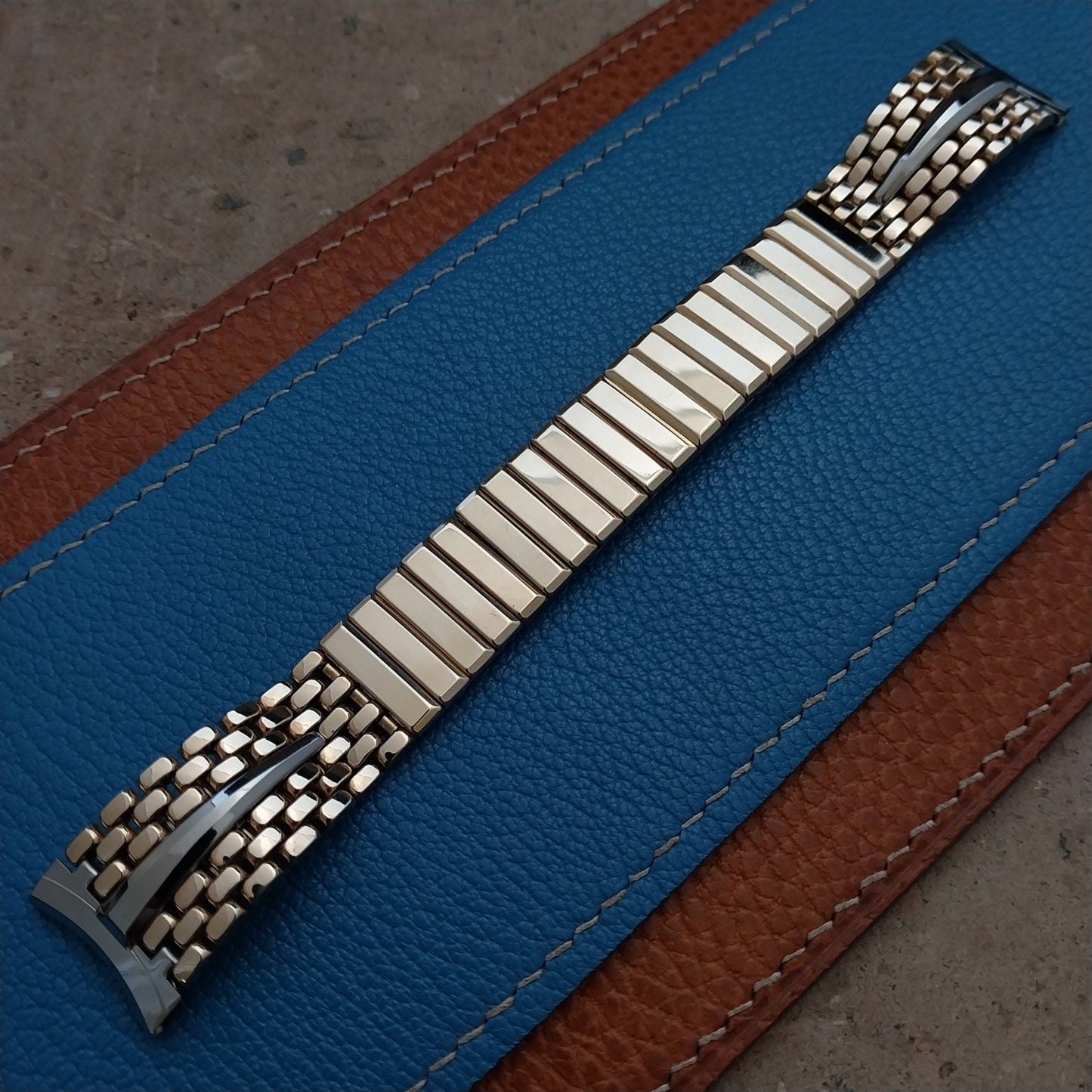 Gemex MCM Gold Filled & Stainless Steel Unused Vintage Watch Band