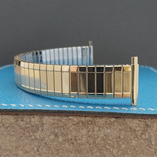 19mm 18mm 16mm Speidel Aquarius Yellow Gold Tone Unused Watch Band