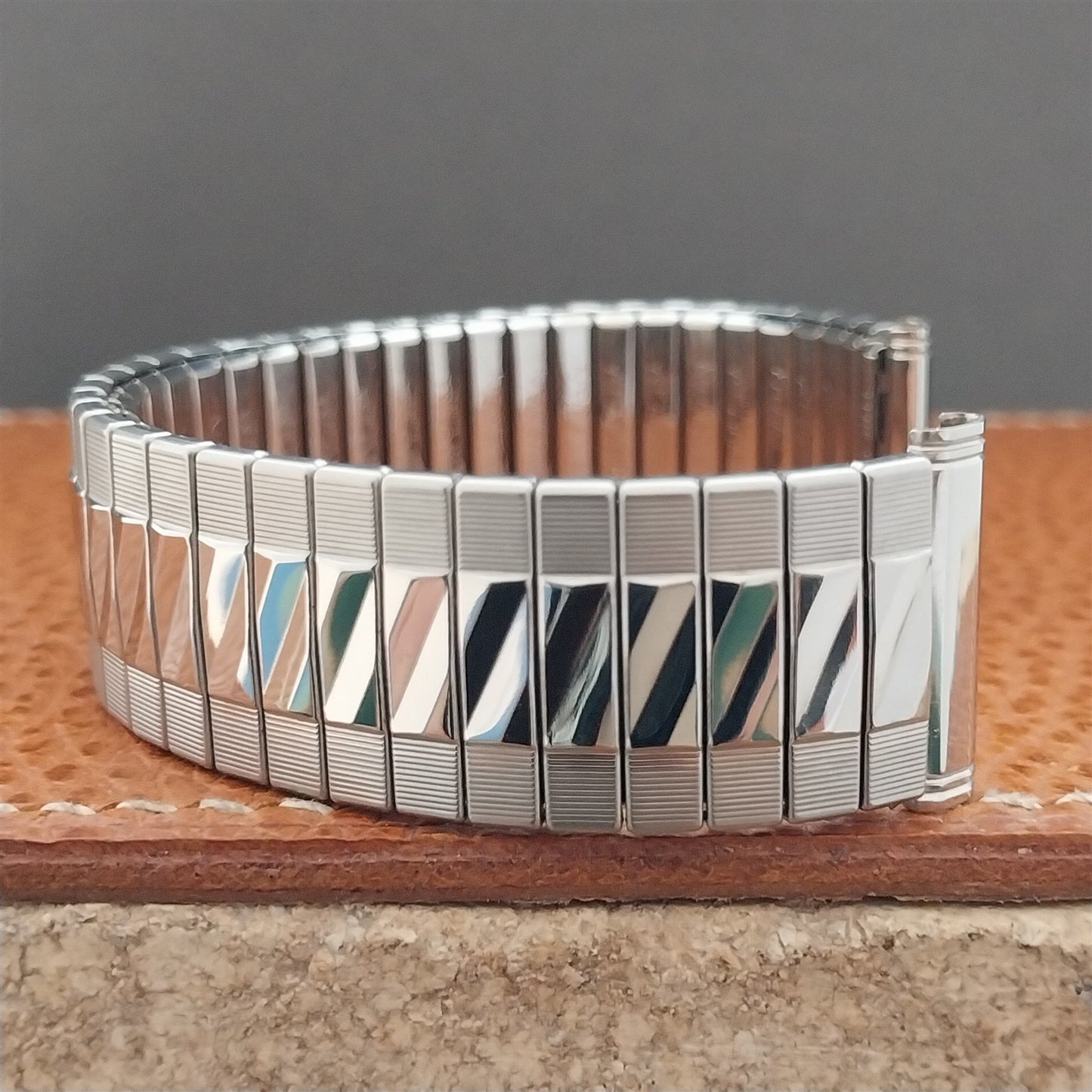 Vintage Kreisler 19mm 18mm 17mm Stainless Steel NOS 1960s Watch Band