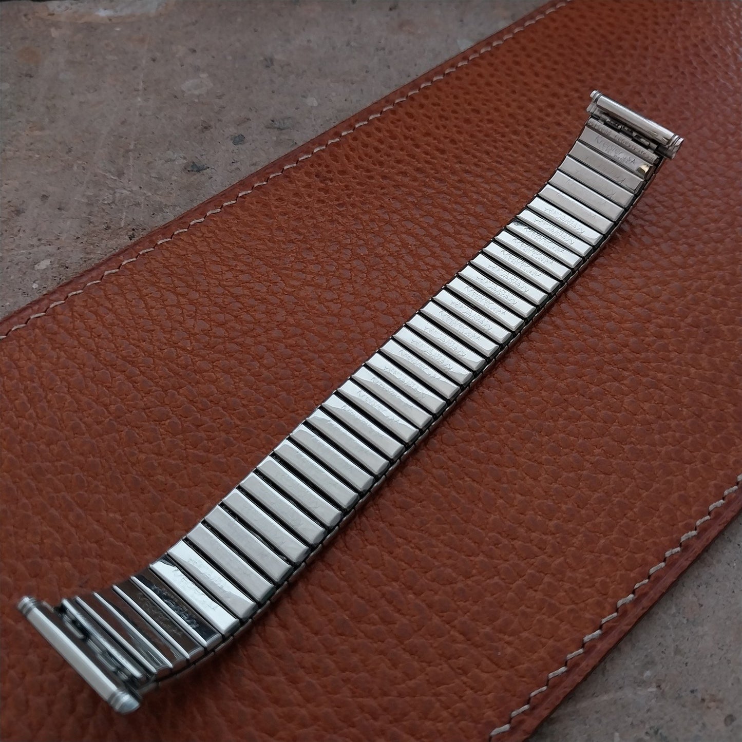 Vintage Kreisler 19mm 18mm 17mm Stainless Steel NOS 1960s Watch Band