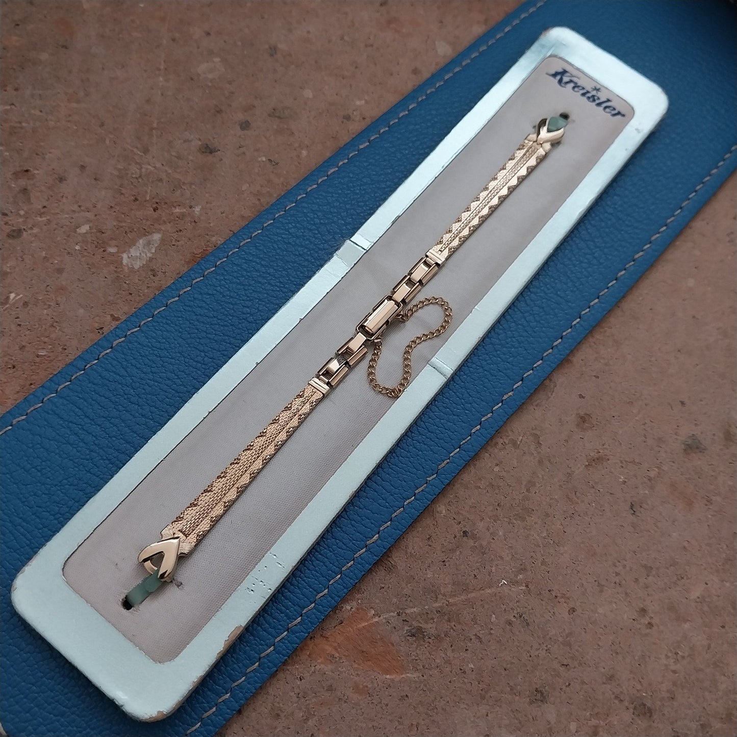 Vintage Kreisler Gold-Filled Ladies Mesh Unused 1960s Cocktail Watch Band