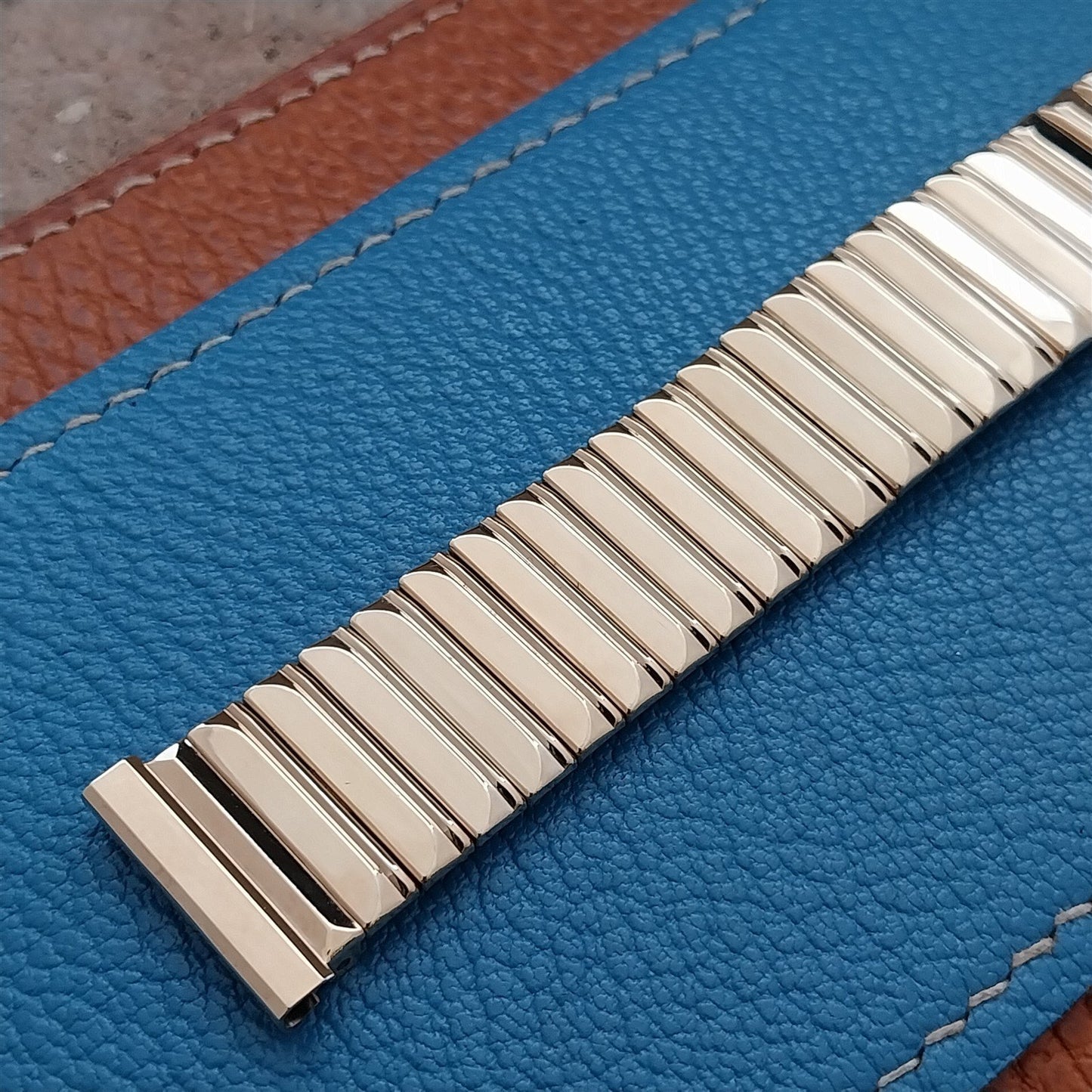 17.2mm 18mm 19mm Gold-Filled Gemex Wide 1950s Vintage Watch Band