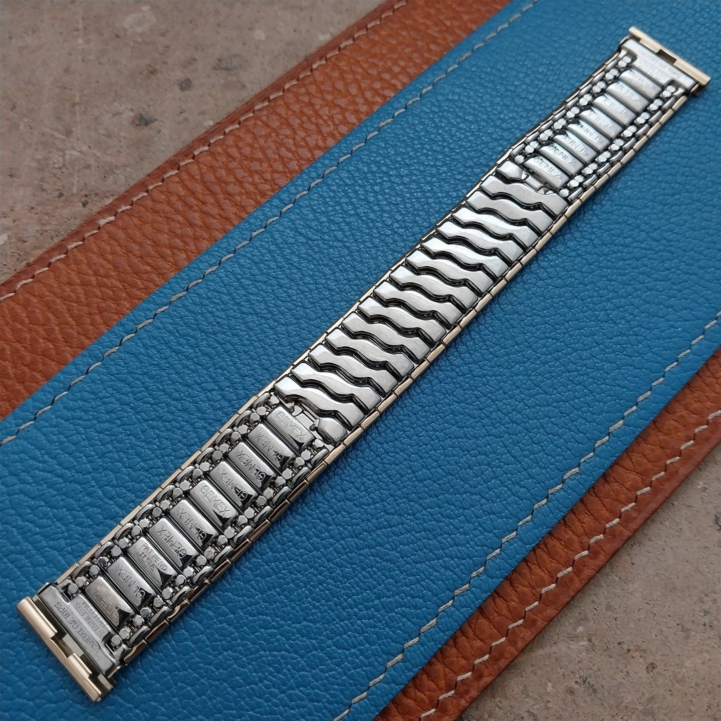 17.2mm 18mm 19mm Gold-Filled Gemex Wide 1950s Vintage Watch Band