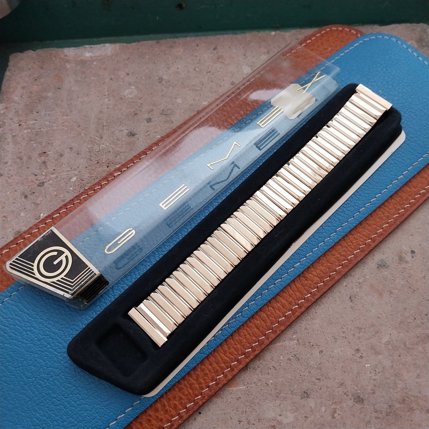 17.2mm 18mm 19mm Gold-Filled Gemex Wide 1950s Vintage Watch Band