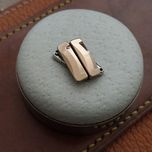 JB Champion Rose Gold-Filled Stretch Expansion Link Vintage Watch Band