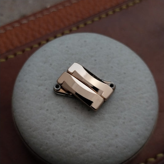 JB Champion Rose Gold-Filled Stretch Expansion Link Vintage Watch Band