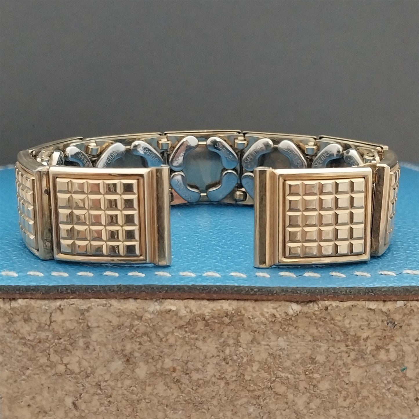 Vintage 5/8" 1950s Speidel Gold Filled Mid-Century Expansion Unused Watch Band