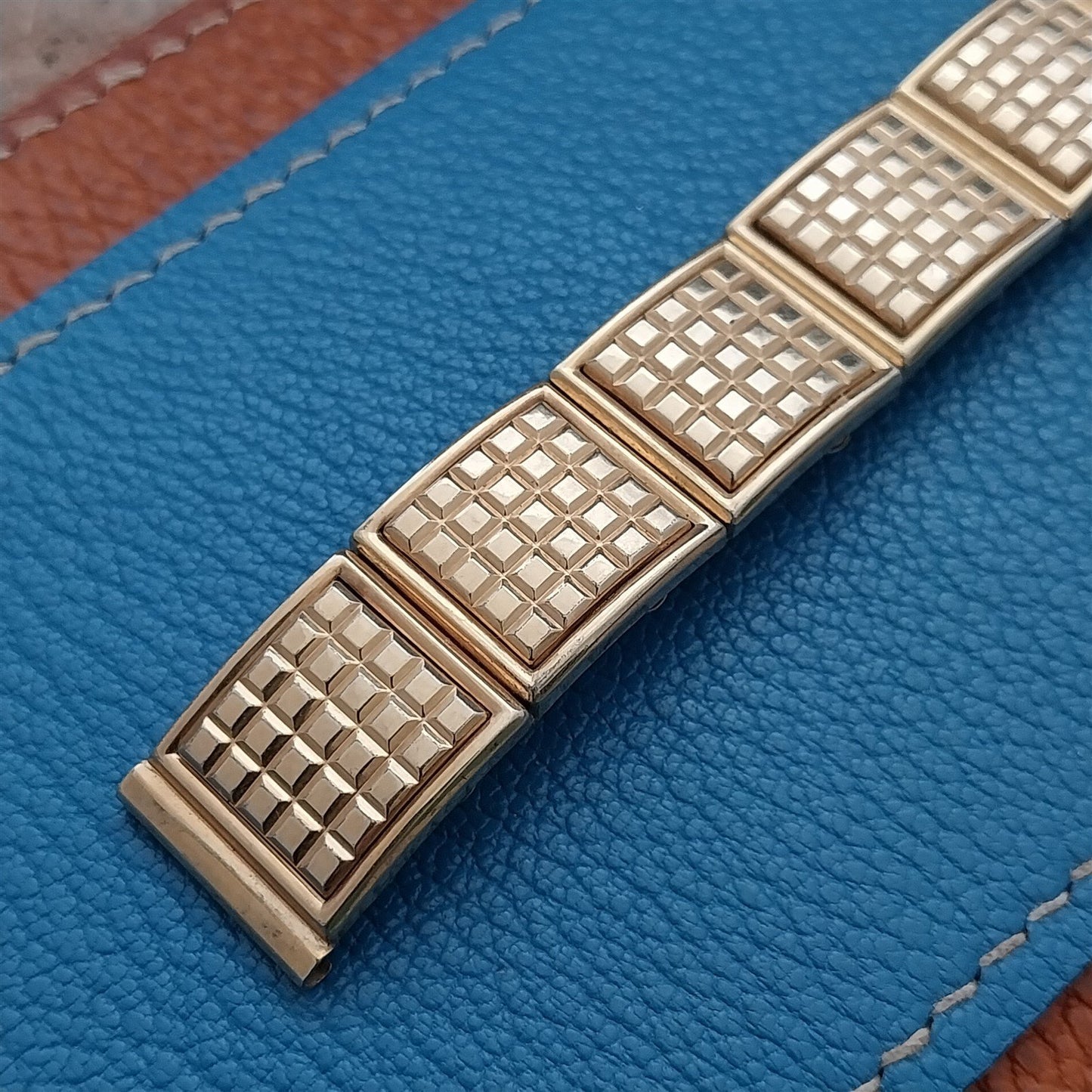 Vintage 5/8" 1950s Speidel Gold Filled Mid-Century Expansion Unused Watch Band