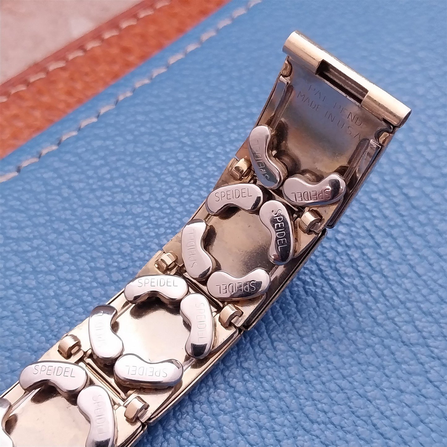 Vintage 5/8" 1950s Speidel Gold Filled Mid-Century Expansion Unused Watch Band