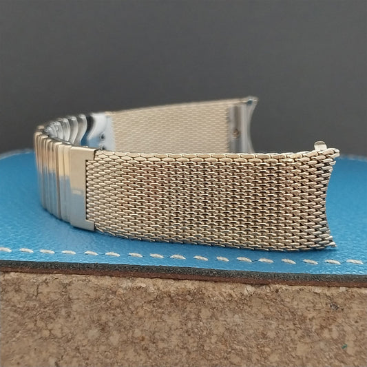17mm 10k Gold-Filled Mesh Finesse Classic MCM Unused 1960s Vintage Watch Band
