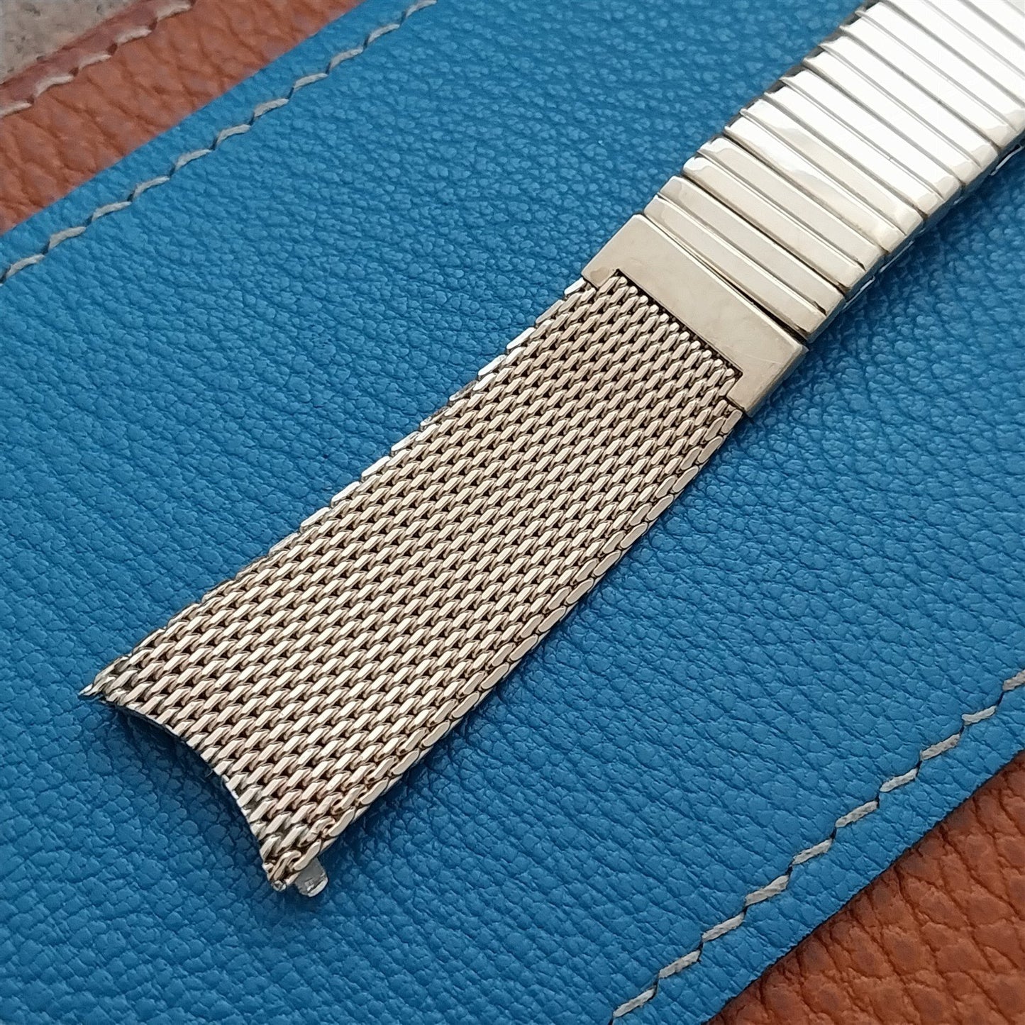 17mm 10k Gold-Filled Mesh Finesse Classic MCM Unused 1960s Vintage Watch Band