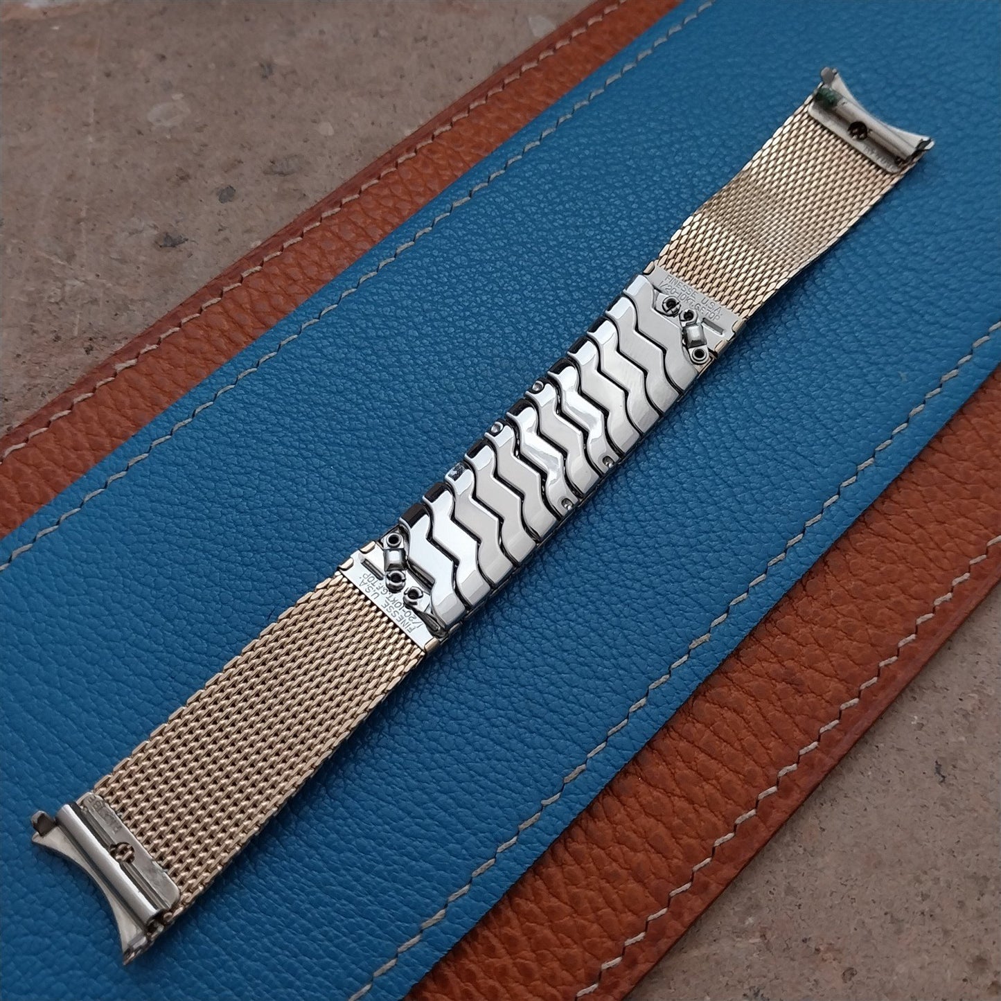 17mm 10k Gold-Filled Mesh Finesse Classic MCM Unused 1960s Vintage Watch Band