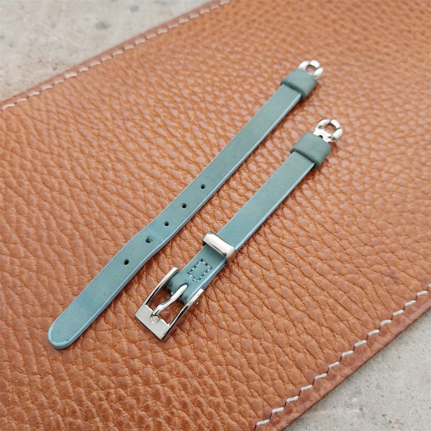 Vintage 1950s Womens Suede JB Champion Classic Cocktail Watch Strap