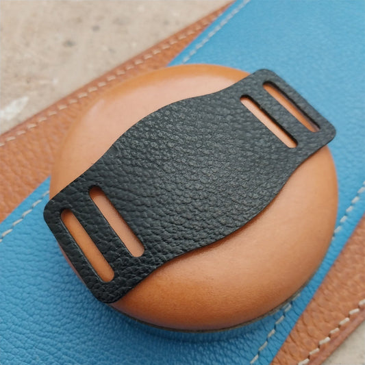18mm Vintage Style Veg-Tanned Pebbled Leather Bund Pad for Watch Strap